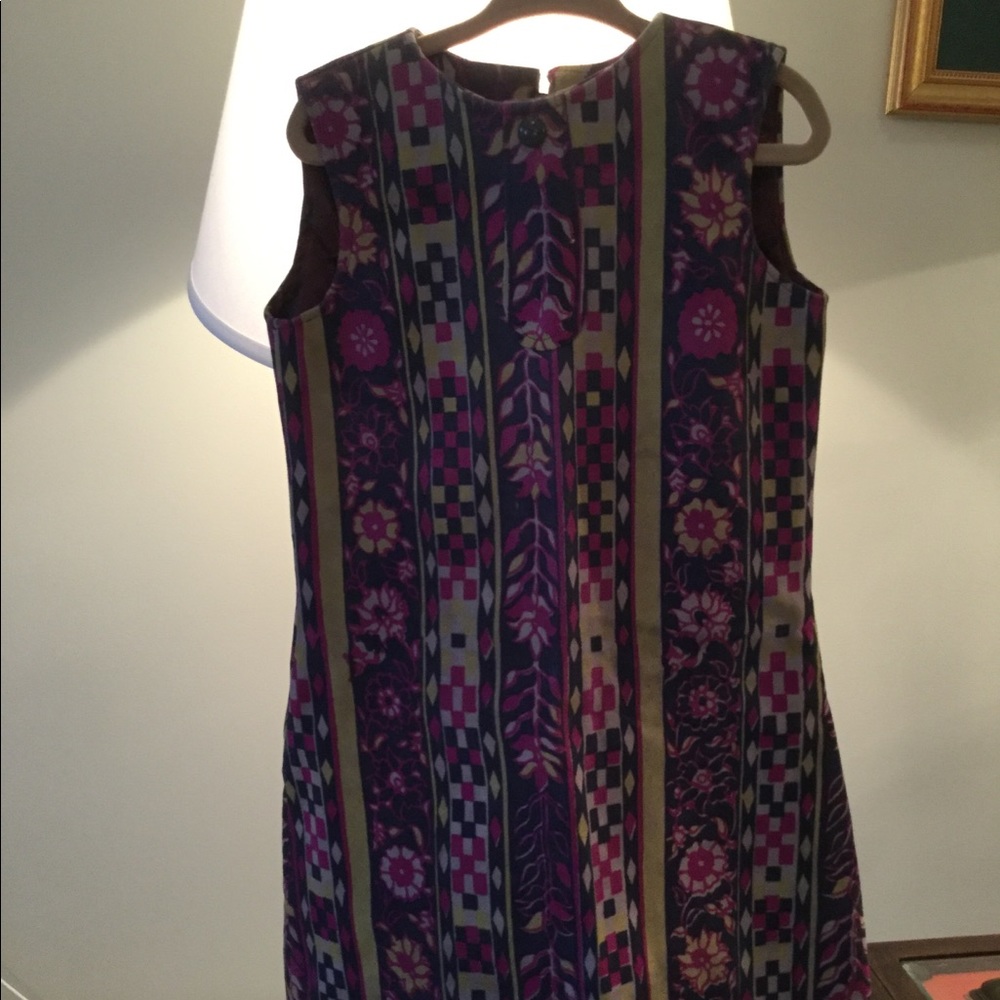 Vintage suede dress